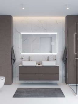 Мебель для ванной комнаты BELBAGNO ETNA 1200-1400 Покрытие эмаль