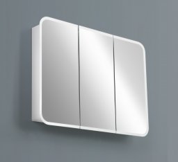 Зеркальный шкаф с тремя распашными дверьми с LED подсветкой дверей CEZARES 84216