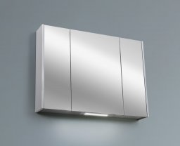 Зеркальный шкаф с тремя распашными дверьми с LED подсветкой дверей CEZARES 84219