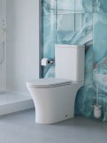 Унитаз-компакт безободковый со смывом TORNADO BelBagno ACQUA-TOR