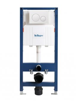 Инсталляция для подвесного унитаза с кнопкой смыва BELBAGNO BB-101-M-BC