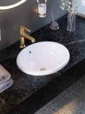 Раковина керамическая встраиваемая сверху BelBagno BB091