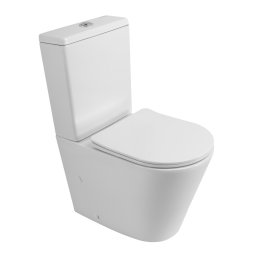 Унитаз-компакт безободковый с сиденьем BELBAGNO FLAY-R