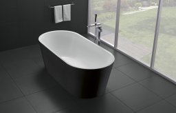 Ванна акриловая отдельностоящая BelBagno BB71-NERO 