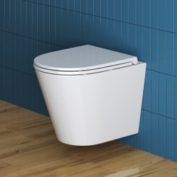 Унитаз подвесной безободковый с сиденьем ВELBAGNO TRE