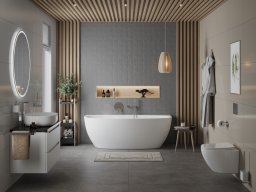 Ванна акриловая пристенная BelBagno BB83-1700-W0