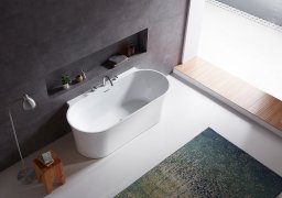 Ванна акриловая пристенная BelBagno BB409