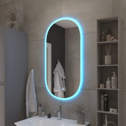 Зеркала ELS с контурной разноцветной подсветкой RGB и сенсорным выключателем 