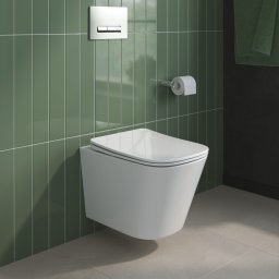 Унитаз подвесной безободковый с сиденьем BelBagno DUE 2.0