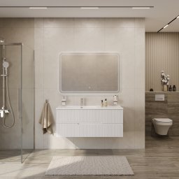 Мебель для ванной CEZARES DUET-N  с двумя ящиками 100, 120 см. левосторонняя и правосторонняя 