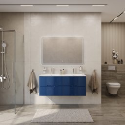 Мебель для ванной CEZARES DUET-N  с четырьмя ящиками и двумя чашами 120, 140 см