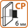 Тип стекла СP (прозрачное с матовым узором).Толщина стека 6 мм обладает термической прочностью, при повреждении не дает острых осколков. Открытые части стекла ровные и гладкие, об изделие невозможно порезаться.