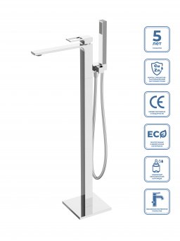 Напольный смеситель для ванны BELBAGNO LUCE LUC-FMT