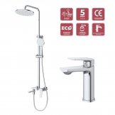 Комплект смесителей для ванной комнаты CEZARES COMFORT-CVD/LS-01