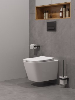 Унитаз подвесной с функцией биде, смесителем и смывом TORNADO BELBAGNO KRAFT-TOR