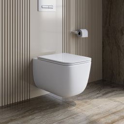 Унитаз подвесной безободковый со смывом TORNADO BelBagno LUCE-TOR