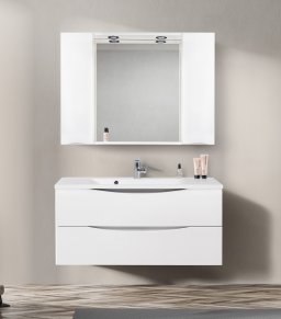 Зеркальный шкаф BELBAGNO MARINO-SPC-1200/750-2A-BL-P
