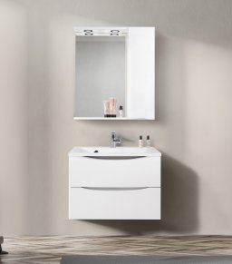 Зеркальный шкаф BELBAGNO MARINO-SPC-700/750-1A-BL-P