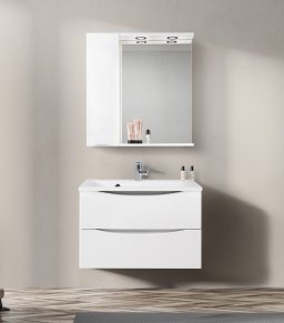 Зеркальный шкаф BELBAGNO MARINO-SPC-800/750-1A-BL-P