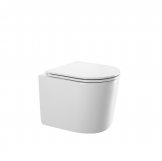 Унитаз подвесной безободковый с сиденьем и смывом TORNADO BelBagno UNIQUE