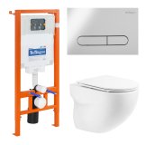 Комплект инсталляции BELBAGNO BB002-80 с унитазом ONDA и клавишей смыва