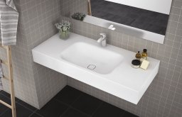 Консольная раковина из литьевого мрамора CEZARES TITAN-LVB-SOSPESO