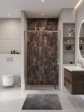 Душевая дверь в нишу BELBAGNO UNIQUE-BF-1
