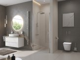 Душевая дверь в нишу BELBAGNO UNO-B-1